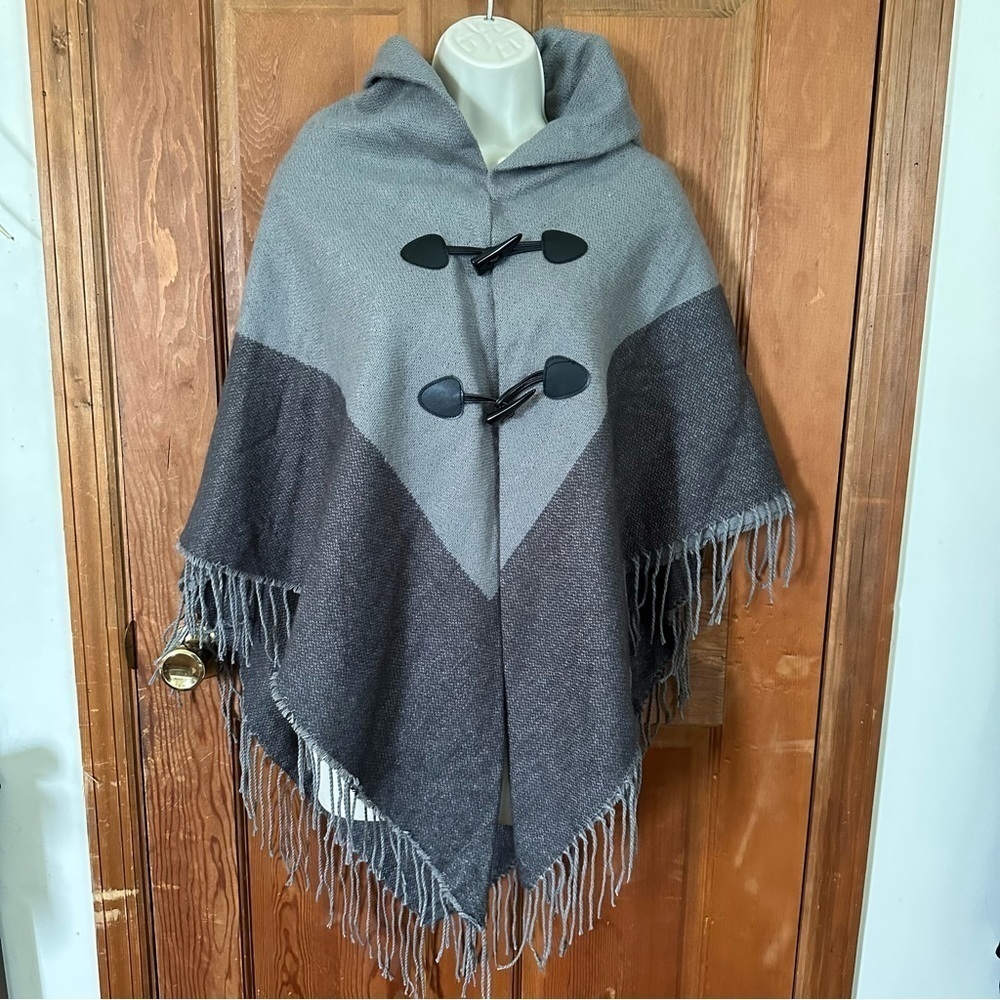 Kmart Women’s one Size Double Layer Fringed Poncho